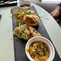 Korean Tofu bites   at Rise Plant Kitchen + Movement Studio in Malvern