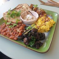 8/10 Everything good only complaint is this not the best way you can do potatoes for me especially not breakfast at Rise Plant Kitchen + Movement Studio in Malvern