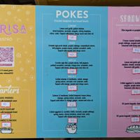 Food menu at Gurisa in Angra Dos Reis