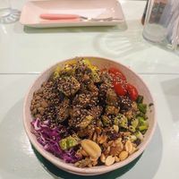Vegan Poke Bowl at Gurisa in Angra Dos Reis