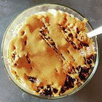 Zeus bowl at Marea Surf Shop Cafe in Samara