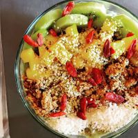 Green machine at Marea Surf Shop Cafe in Samara