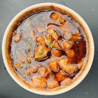 French onion soup #Veganuary at Hoser's - Central Kitchen and Food Truck in Philadelphia