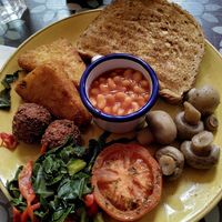 Vegan breakfast (May 2023) at Lounges - Claro Lounge in Ripon
