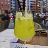Lime coctail at Bemata in Belgrade