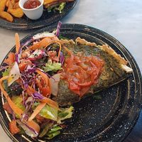 Spinach tart  at Vrote in Montevideo