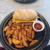 Chivito  at Vrote in Montevideo