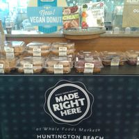 now with vegan donuts! at Whole Foods Market in Huntington Beach
