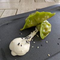 Veg gyozas at The Green Affair - Parque das Nações in Lisbon