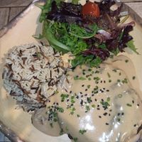 Seitan steak 🤤 at The Green Affair - Parque das Nações in Lisbon