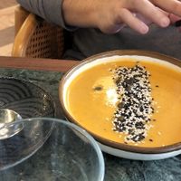 Crema de verduras at The Green Affair - Parque das Nações in Lisbon