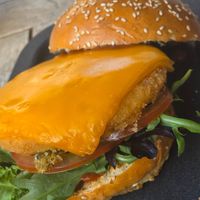 No chicken burger at The Green Affair - Parque das Nações in Lisbon