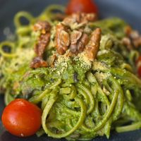 Linguini al Pesto at The Green Affair - Parque das Nações in Lisbon