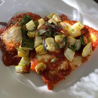 Vegan Ratatouille Ravioli   at The Tree House Tavern & Bistro in Warwick