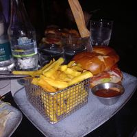 Gameover burger at Alpaca Bar in Tel Aviv