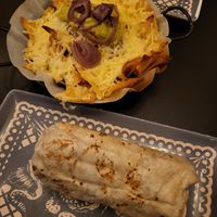 Silver Lake Vegan Style Burrito und Nachos mit veganem Käse at Crazy Nate's Wöhrder Weise in Nuremberg