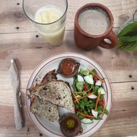 Toci-no sándwich   at Muchas Vidas in Merida