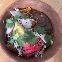 Chilaquiles   at Muchas Vidas in Merida