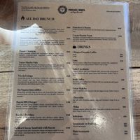 Menu   at Muchas Vidas in Merida