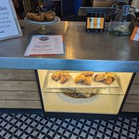 Menu and scones at The Branch Line in Santa Rosa