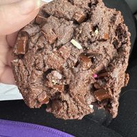 Double chocolate chip cookie #Veganuary at Insomnia Cookies in Knoxville