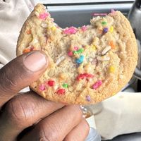 Birthday cake cookie  #Veganuary at Insomnia Cookies in Knoxville
