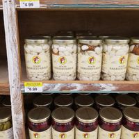 Picled garlic and beets at Buc-ee's in New Braunfels