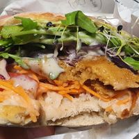 Seitan Pita at Veganitas in Zurich