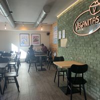 Seating area   at Veganitas in Zurich