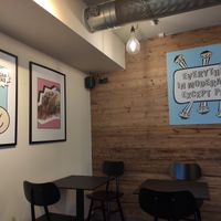 Inside the restaurant at Veganitas in Zurich