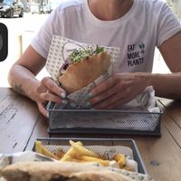 Tempeh Pita - very delicious  at Veganitas in Zurich