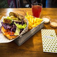 Mexican combo  at Veganitas in Zurich