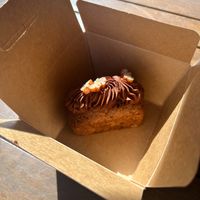 Banana Cake at Veganitas in Zurich