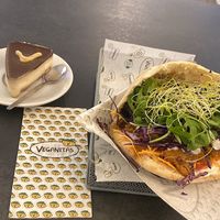 The cheesecake was beyond amazing!   at Veganitas in Zurich