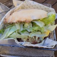 Pita mit Jackfruit at Veganitas in Zurich