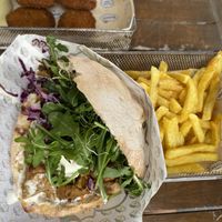 Seitan Pitta   at Veganitas in Zurich