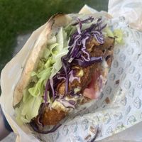 Chicken veganita pitta   at Veganitas in Zurich