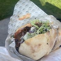 Boss doner pitta  at Veganitas in Zurich