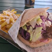 Boss Döner and Fries at Veganitas in Zurich