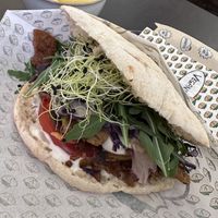 Seitan pita  at Veganitas in Zurich