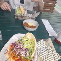 Jackfruit nuggz to die for at Veganitas in Zurich