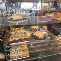 Showing vegan cake options in March 2025    at The Cairngorm Cafe in Aviemore