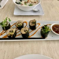Quinoa Sushi with Portobello Fillet at Loving Hut in Claremont