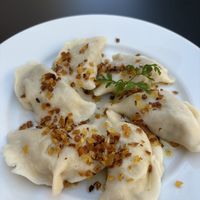 Piroggen mit Sauerkraut & Pilzen  at Gitarą i Piórem in Jelenia Gora