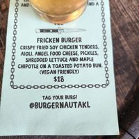 Vegan special May 24 at Burgernaut in Auckland