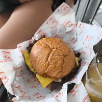 Classic vegan smash burger at Burgernaut in Auckland