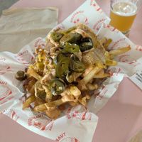 Loaded fries at Burgernaut in Auckland