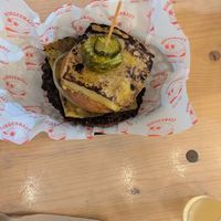 Vegan west end BBQ smashburger at Burgernaut in Auckland