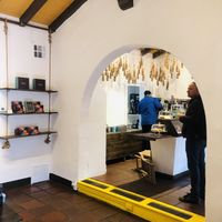 Beautiful old town building   at Nibble Chocolate - Little Italy in San Diego