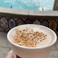 almond milk Champurrado   at Nibble Chocolate - Little Italy in San Diego